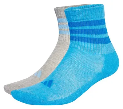 Obrázok produktu pre Ponožky adidas uni pre deti, protišmykové, modrá farba s efektom "burst" / svetlosivá, veľkosť 5-6 rokov