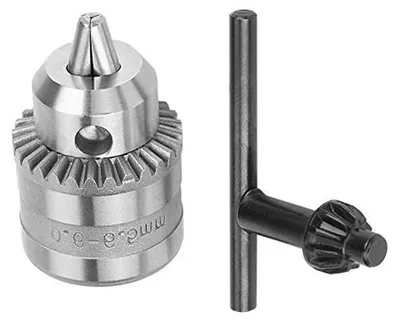 Productafbeelding van Mini boorkop 0.6 – 6 mm met boorkopsleutel voor elektrische boormachines
