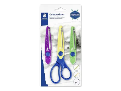 Obrázek produktu pro STAEDTLER 965-S BK-C Sada nůžek na obrysy Design Journey, sada 3 ks