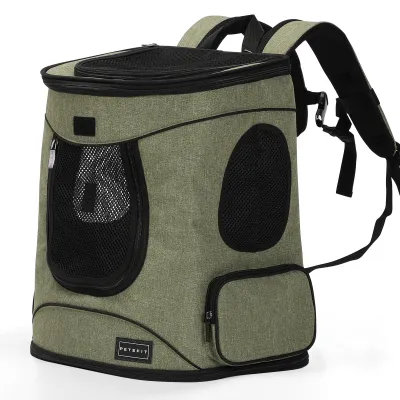Haustierrucksack mit Netzfenster, 43x32x29 cm, für Hunde & Katzen