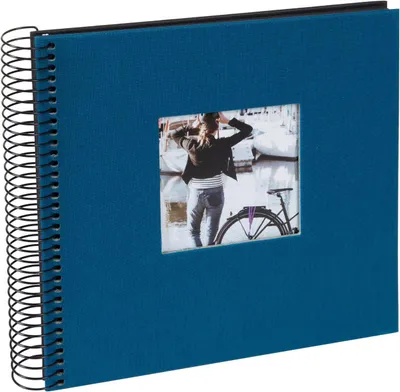 Zdjęcie produktu dla Album fotograficzny spiralny Goldbuch Bella Vista petrol 20x20 cm 40 stron