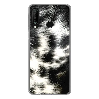 Produktbild von MuchoWow® Handyhülle Schutzhülle Hülle für Huawei P30 Lite Die Kuhhaut einer Langhornkuh Silikon Softcase Handy Hülle - Handyhülle