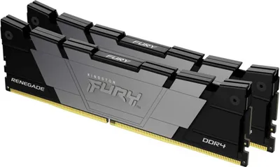 Produktbild von Kingston FURY Renegade - DDR4 - Kit - 32 GB: 2 x 16 GB - DIMM 288-PIN - 3600 MHz / PC4-28800 - CL16 - 1.35 V - ungepuffert - non-ECC - Schwarz