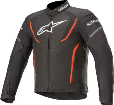 Produktbild von Alpinestars T-Jaws V3 Wasserdichte Motorrad Textiljacke, schwarz/rot, S