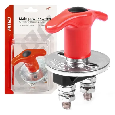 Obrázek produktu pro Vypínač baterie hebel 12V 24V RUČKA