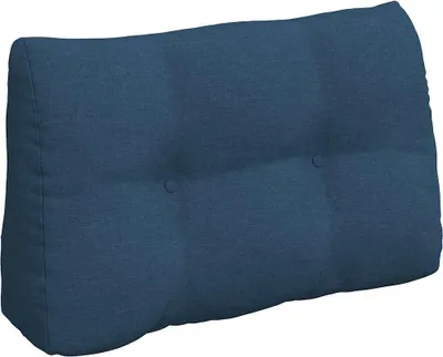 Immagine prodotto di vidaXL Cuscino per lo schienale blu 80 x 24 x 50 cm in tessuto