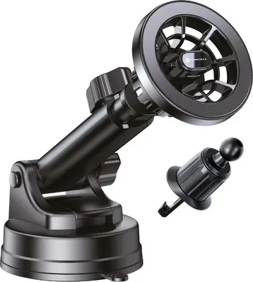 Image de FORCELL F-Grip PrecisionX Support voiture pour téléphone - compatible avec MagSafe noir