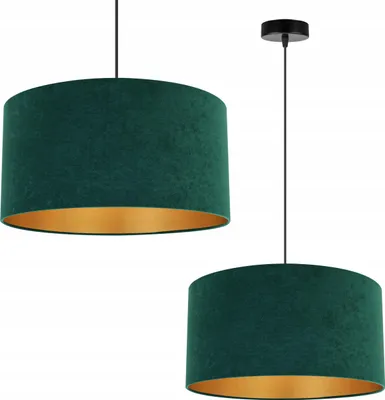 Obrázok produktu pre Závesná lampa Stropný svietnik Zlatý zamat Stínidlo