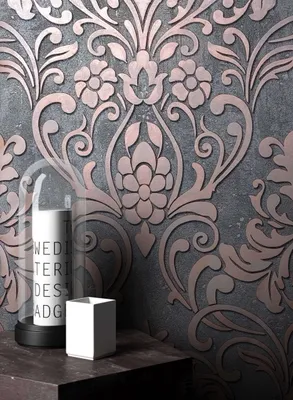 Produktbild von NEWROOM Tapete Hyo Grau Vliestapete - Barock Glänzend Ornament  Germany