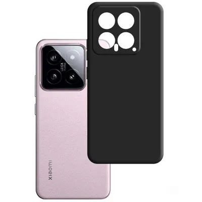 Produktbild von Handyhülle für Xiaomi 14, 3mk Matt Case, Schwarz