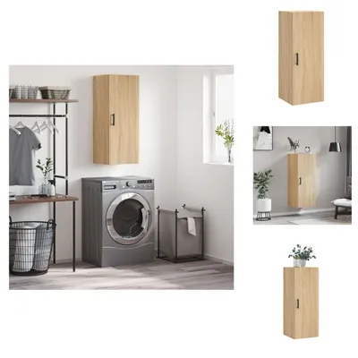 Produktbild von vidaXL Wandschrank Sonoma-Eiche 34,5x34x90 cm -  Sideboards