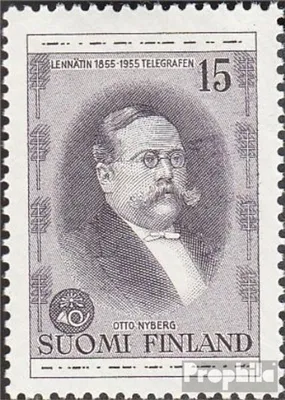 Produktbild von Briefmarken Finnland 1955 Mi 451 postfrisch Telegraphie Finnland