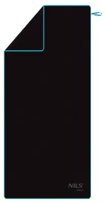 Zdjęcie produktu dla NAR13 CZARNY RĘCZNIK Z MIKROFIBRY 200x90 cm NILS AQUA