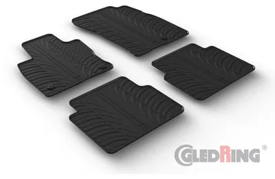 Produktbild von Gledring Fußmatten Set Gummi für FORD Kuga Mk3 Vorne+Hinten