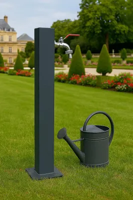 Immagine prodotto di Colonna d'acqua Rubinetto d'acqua Punto d'acqua Colonna da giardino Rubinetto da giardino Antracite opaco 125 cm