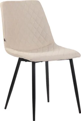 Produktbild von CLP Stuhl Telde Stoff mit Metallgestell,creme