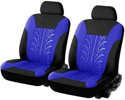 Produktbild von Autostoelhüllen Blau/Schwarz, Sitzschutz, 2er Set
