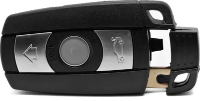 Produktbild von Auto Schlüssel Smartkey Funk Fernbedienung Sender 3 Tasten Gehäuse + Notschlüssel kompatibel mit BMW