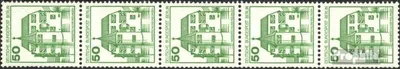 Produktbild von Briefmarken Berlin (West) 1980 Mi 615A R Fünferstreifen postfrisch Burgen und Schlösser