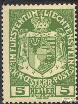 Produktbild von Briefmarken Liechtenstein 1917 Mi 5 postfrisch Freimarke