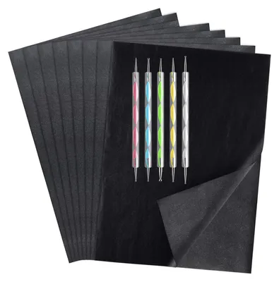 Image de 150 feuilles de papier carbone pour transfert avec stylo