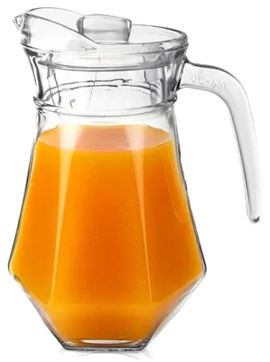 Image de Carafe en verre avec bouchon - 1,2 litre - Verre