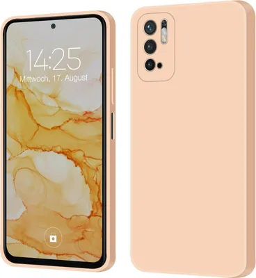 Produktbild von Hülle für Xiaomi Redmi Note 10 5G Case Cover Bumper Silikon Softgrip Schutzhülle Farbe: Rosa
