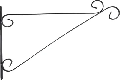Produktbild von Esschert Design Hanging Basket Haken Flacheisen elegant Größe XL