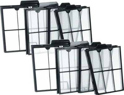 Produktbild von vhbw 8x Grobstaubfilter kompatibel mit Dolphin Quantum T55i Poolsauger, Poolroboter - Grobfilter, 22 x 19,7 x 7,5 cm