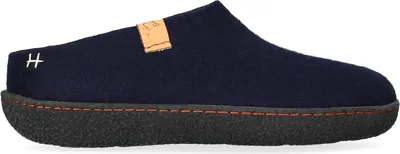 Produktbild von Tofvel Slipa Wollfilz-Pantoffel Navy Blue Größe 36