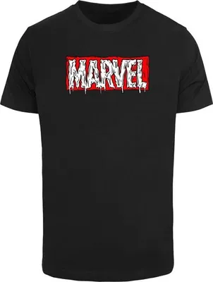 Image de T-shirt pour homme Mr. Tee Marvel Drip Tee noir - 4XL