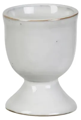 Immagine prodotto di Broste Copenhagen, tazza per uova in vetro effetto sabbia, collezione Nordic Sand
