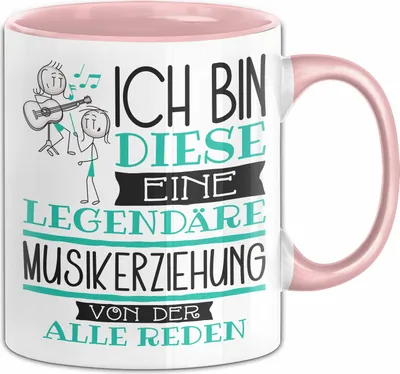 Produktbild von Musikerziehung Tasse Geschenk Ich Bin Diese Eine Legendäre Musikerziehung Von Der Alle Reden Geschenkidee Geburtstag Weihnachten (Rosa)