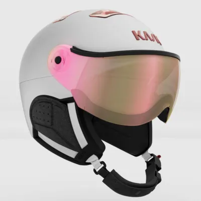 Produktbild von Skihelm KASK Chrome Photo Visor White mit photochromem Schild Weiss 55 cm