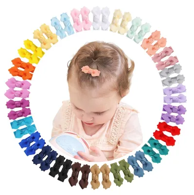 Productafbeelding van 50 Stuks Mini Haarclips voor Meisjes