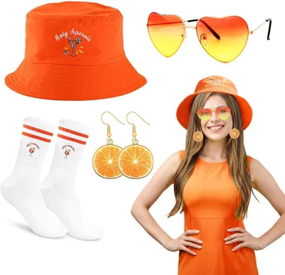 Immagine prodotto di Costume da donna, composto da 6 pezzi, con accessori colorati, ideale per il Carnevale