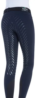 Produktbild von Equiline Damen Reithose Costanzac Vollbesatz dunkelblau, Größe:42