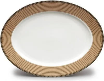 Produktbild von Thun 1794 Mísa oválná, 36 cm, perličky, porcelán Thun