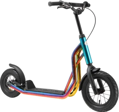 Produktbild von STAR SCOOTER Tretroller Kinderroller ab 6-7 Jahre | 12 Zoll 10 Zoll Mixed Edition | Chrom
