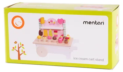 Image de Mentari chariot à glace en bois, 18dlg.