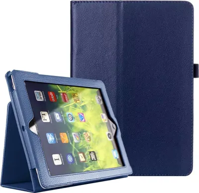 Image de Housse de protection pour Apple iPad 10.2 pouces 2019/2020/2021 Slim Case Etui avec fonction de support bleu