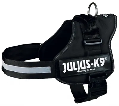 Image de Julius-K9® Powergeschirr®, taille 0-3 66-85 cm/50 mm noir