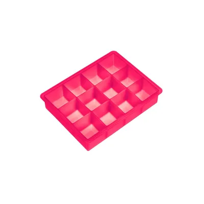Produktbild von Eiswürfelbereiter Würfel 4x4cm fuchsia