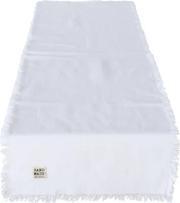 Obrázek produktu pro Dekorační běhoun, bavlněný, 140 cm, LENEA, bílý