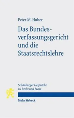Obrázok produktu pre Das Bundesverfassungsgericht und die Staatsrechtslehre