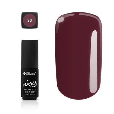 Produktbild von Silcare Hybridlack 83, 4,5g - Professionelle Gel-Nagellackfarbe mit Hybridtechnologie, langlebig und glanzvoll.