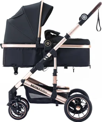 Produktbild von Daliya® NEOMOVE 2in1 Kinderwagen, Babywanne & Sportsitz in einem, Buggy, Alu-Rahmen, Reisekinderwagen, Kombikinderwagen mit großen Einkaufskorb