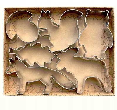 Produktbild von EkoForemki Herbst-Ausstecher-Set 6-teilig Edelstahl