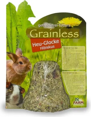 Produktbild von JR Farm Nagersnack Grainless Heu-Glocke Hibiskus 125 g 125 g