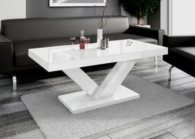 Produktbild von Design Couchtisch HV-888 Hochglanz Highgloss Tisch Wohnzimmertisch